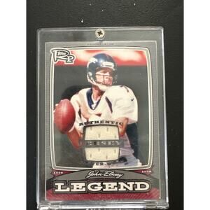 2008 Topps Rookie Progression John Elway Jersey Relic /79 Broncos HOF